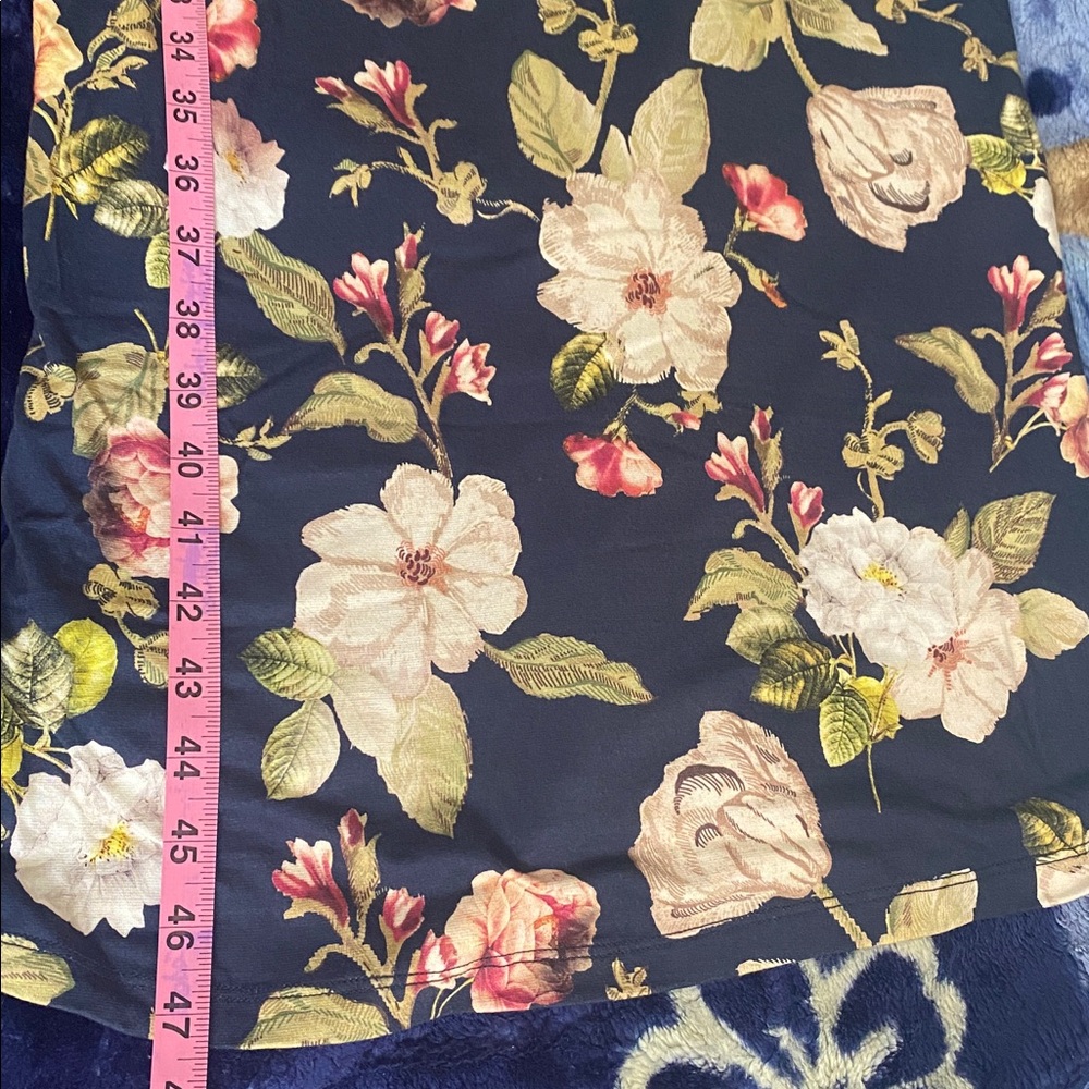 NWT Alice + Olivia Navy Delora
Floral Midi Dress  Size 8 - Picture 12 of 12